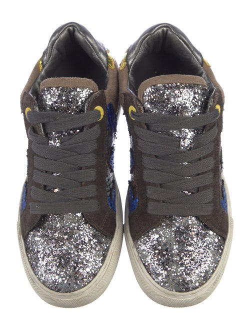 Zadig & Voltaire Leather Printed Sneakers