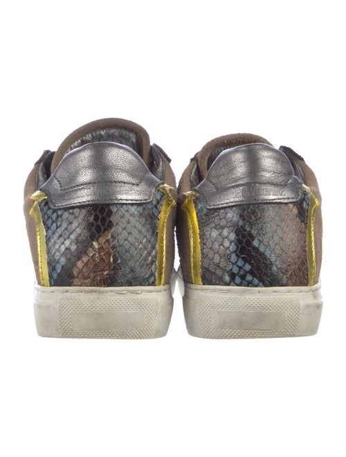 Zadig & Voltaire Leather Printed Sneakers