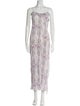 Zadig & Voltaire Animal Print Long Dress