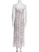 Zadig & Voltaire Animal Print Long Dress