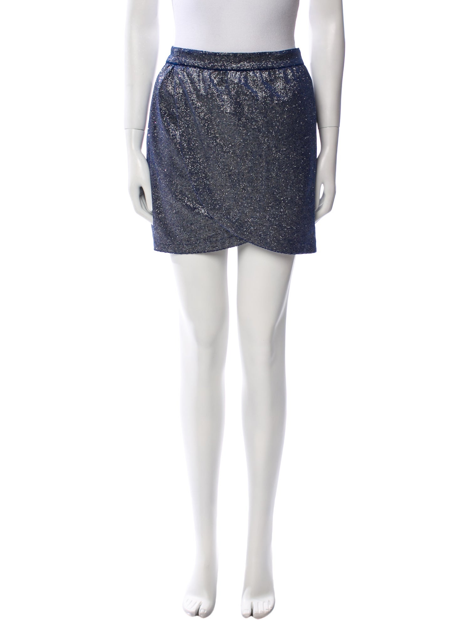 Zadig & Voltaire Glitter Accents Mini Skirt w/ Tags