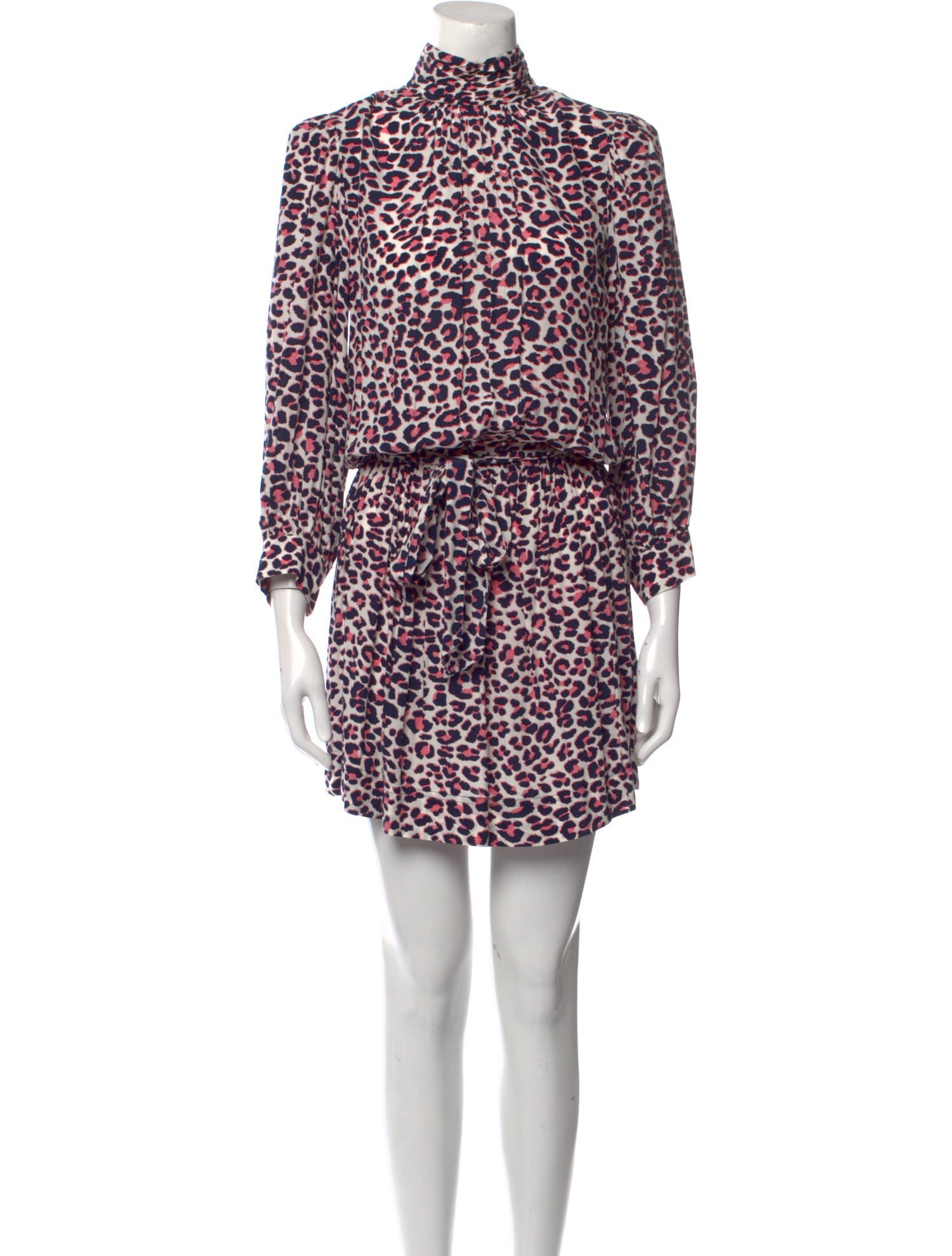 Zadig & Voltaire Animal Print Mini Dress