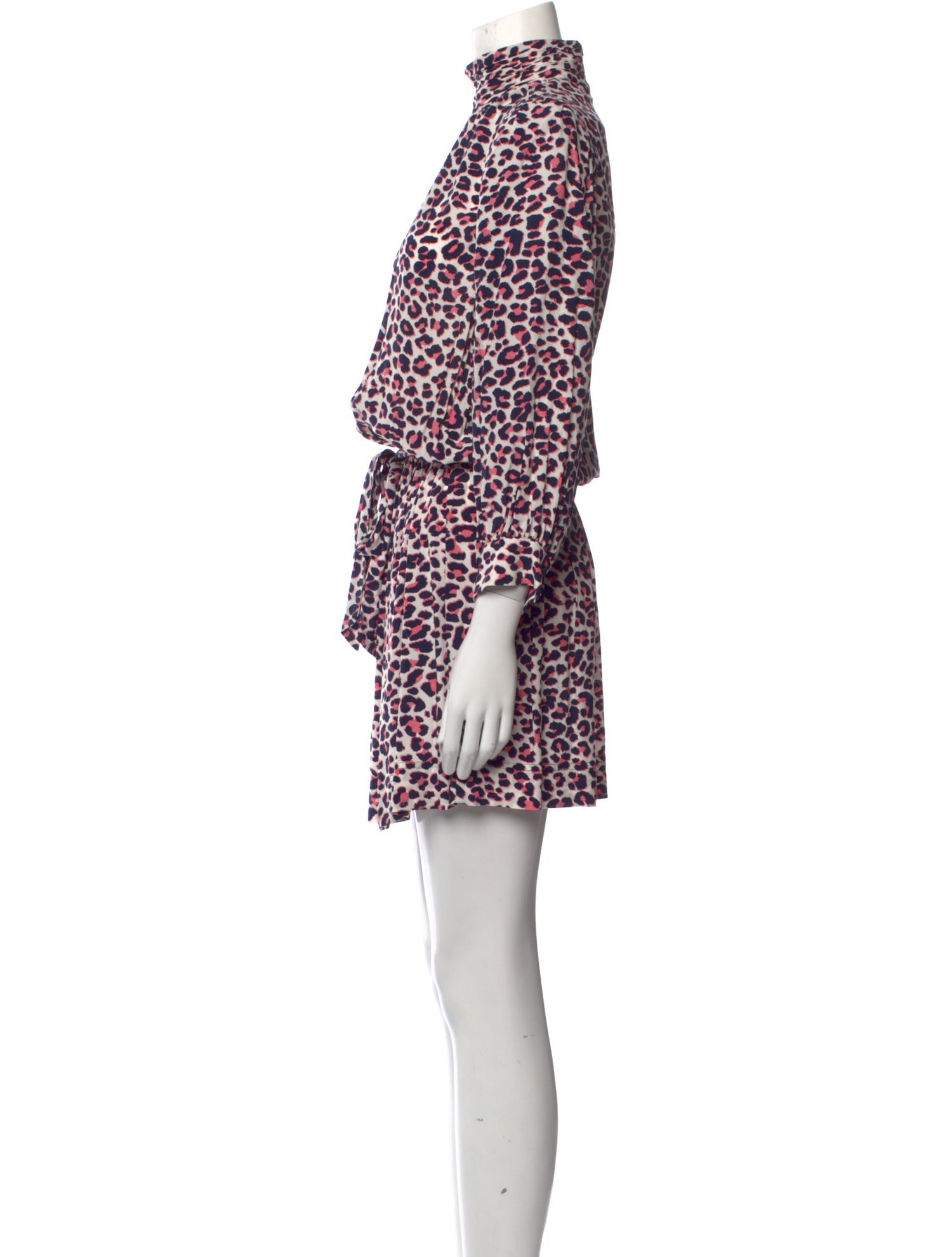Zadig & Voltaire Animal Print Mini Dress
