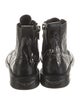 Zadig & Voltaire Skull Leather Combat Boots