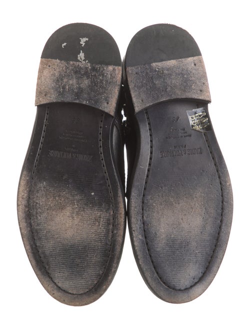 Zadig & Voltaire Skull Leather Combat Boots