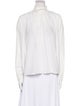 Zadig & Voltaire Mock Neck Long Sleeve Blouse