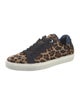 Zadig & Voltaire Ponyhair Animal Print Sneakers