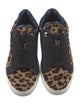 Zadig & Voltaire Ponyhair Animal Print Sneakers