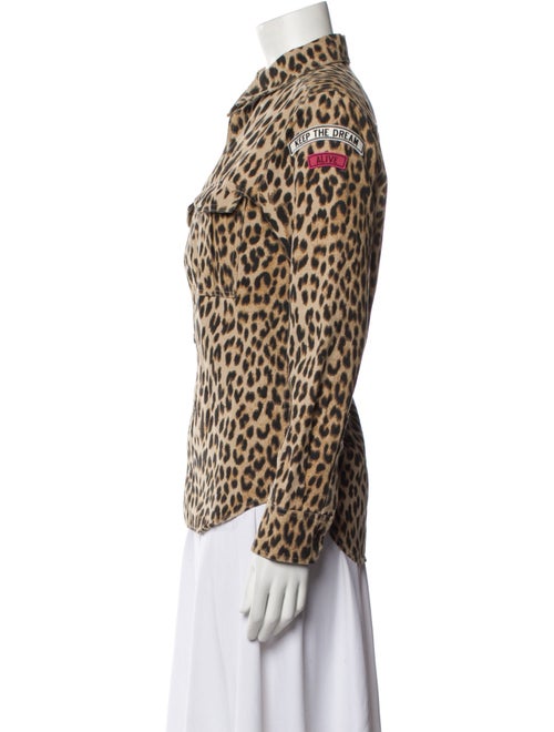 Zadig & Voltaire Animal Print Blazer