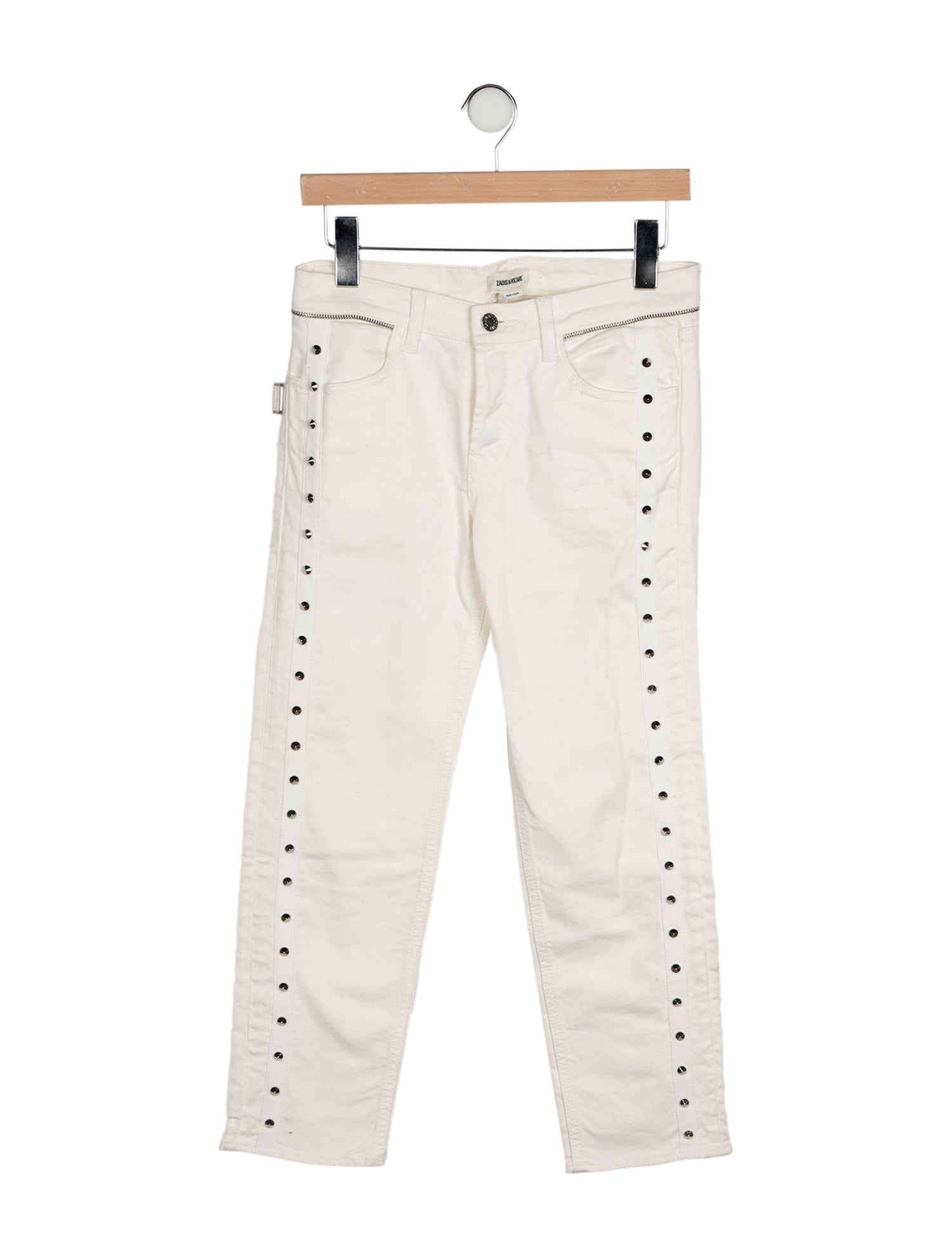 Zadig & Voltaire Mid-Rise Straight Leg Jeans