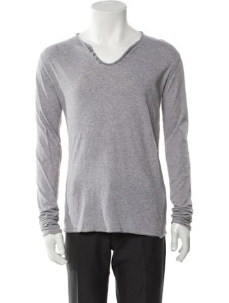 Zadig & Voltaire V-Neck Long Sleeve T-Shirt