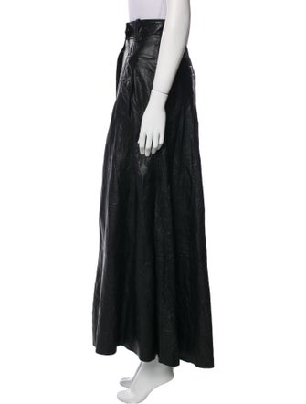 Zadig & Voltaire Leather Long Skirt