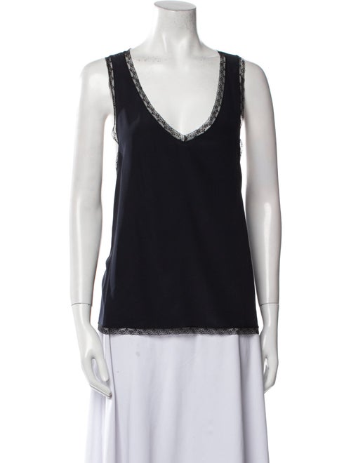 Zadig & Voltaire Silk V-Neck Top