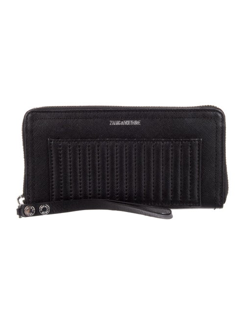 Zadig & Voltaire Leather Printed Wristlet