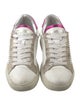 Zadig & Voltaire Leather Studded Accents Sneakers