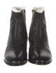 Zadig & Voltaire Leather Raw-Edge Trim Boots