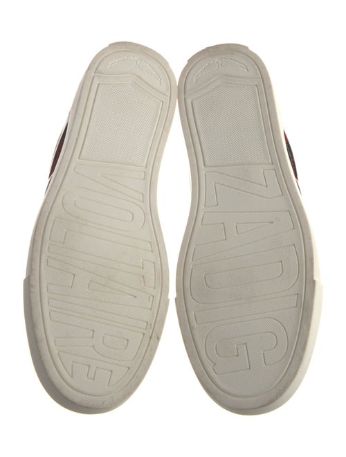 Zadig & Voltaire Leather Printed Sneakers