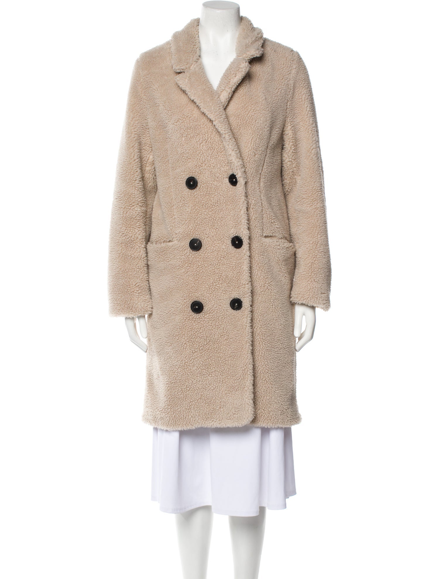 Zadig & Voltaire Faux Fur Coat