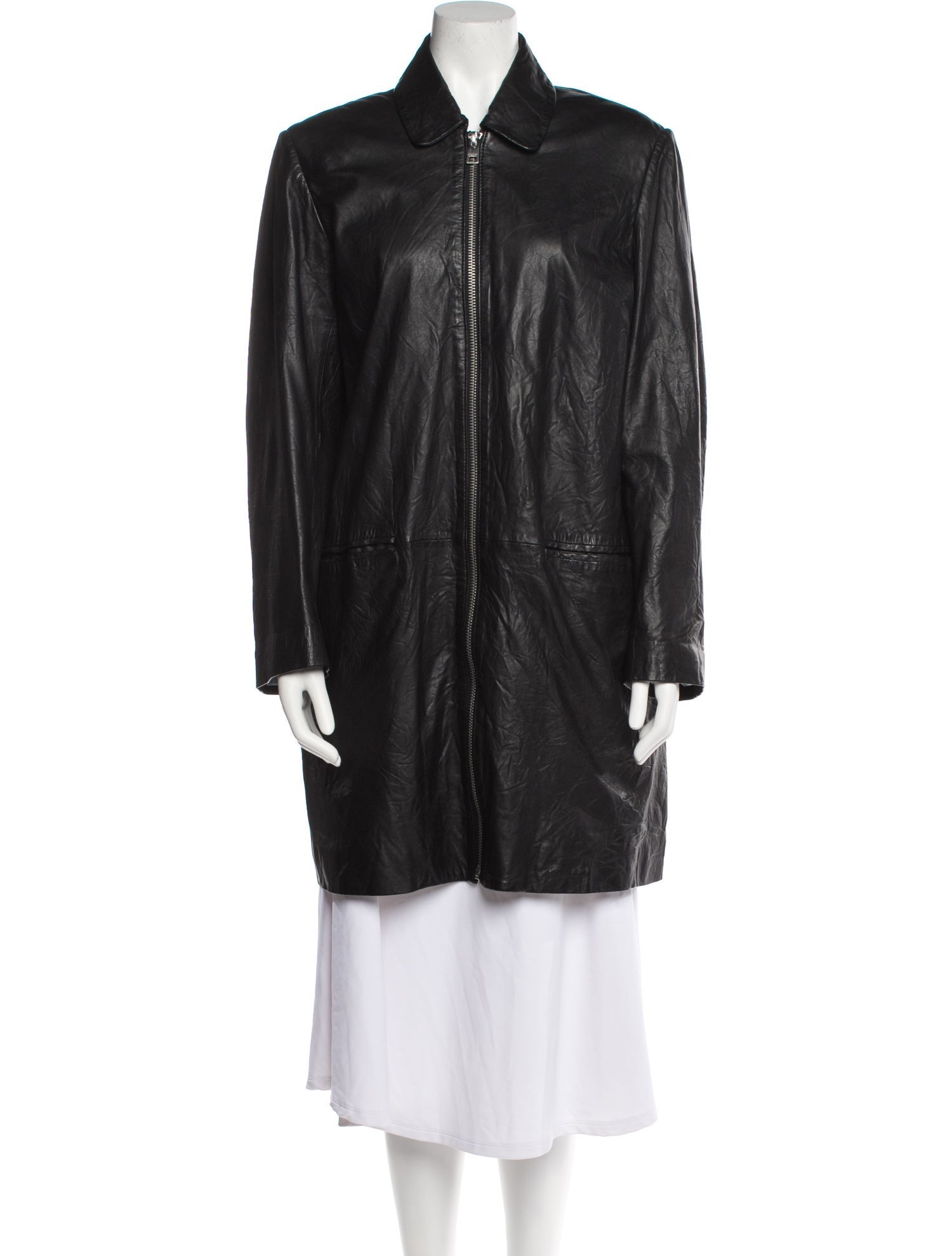 Zadig & Voltaire Lamb Leather Coat