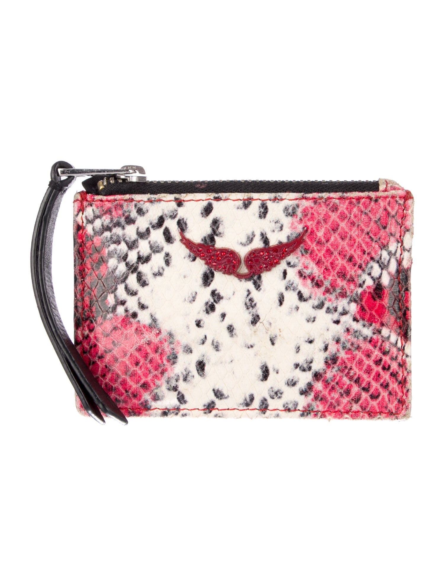Zadig & Voltaire Python Printed Coin Pouch