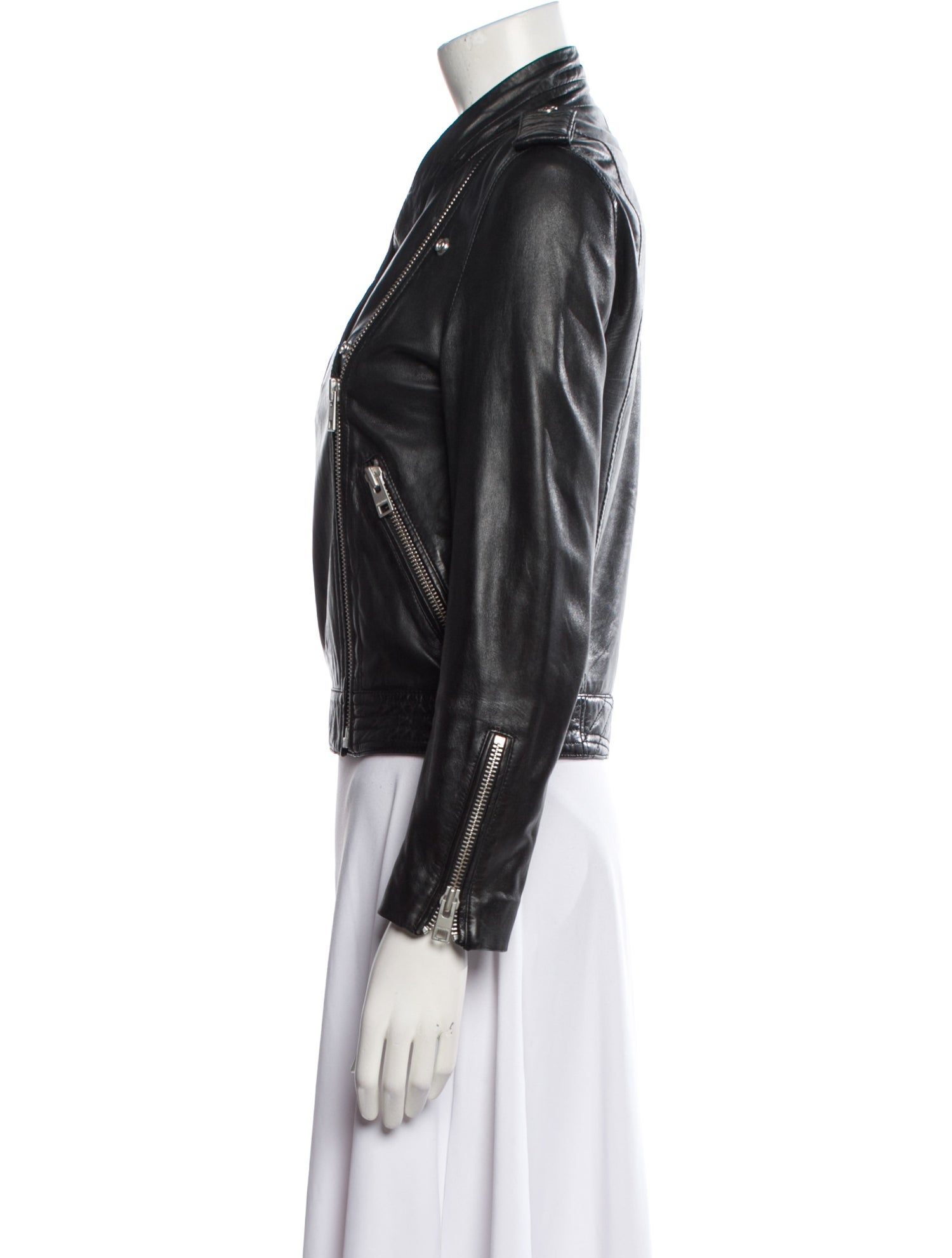 Zadig & Voltaire Leather Biker Jacket