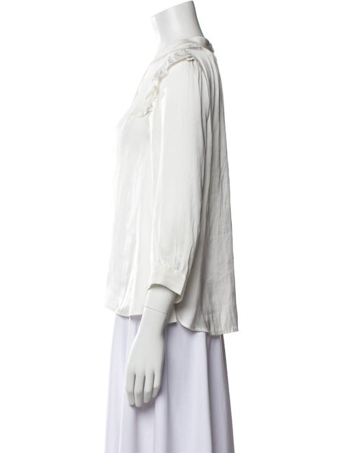 Zadig & Voltaire Three-Quarter Sleeve Button-Up Top