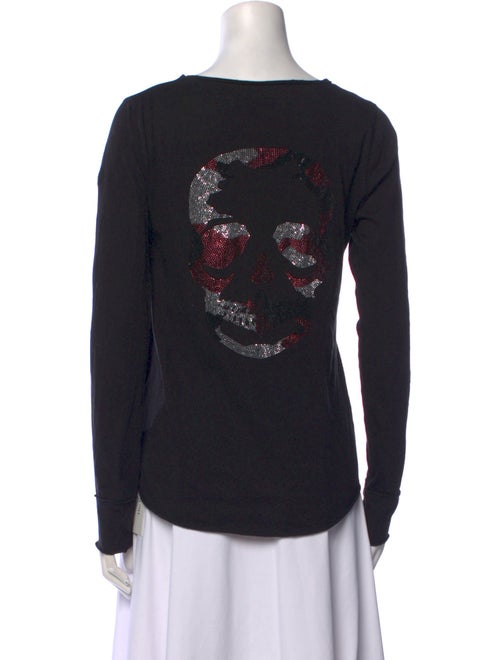 Zadig & Voltaire V-Neck Long Sleeve Top