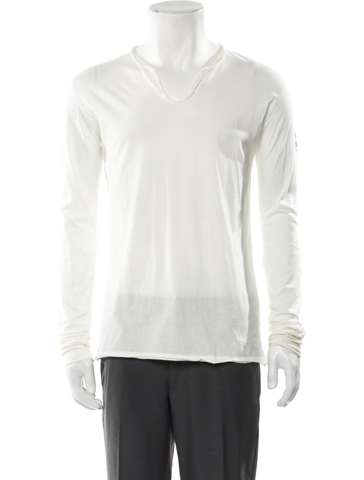 Zadig & Voltaire V-Neck Long Sleeve T-Shirt