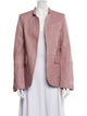 Zadig & Voltaire Verys Cuir Froisse Lamb Leather Evening Jacket