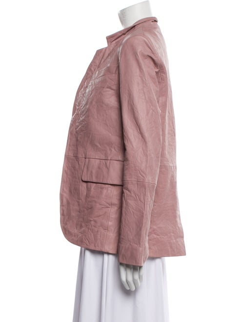 Zadig & Voltaire Verys Cuir Froisse Lamb Leather Evening Jacket