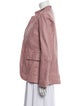 Zadig & Voltaire Verys Cuir Froisse Lamb Leather Evening Jacket