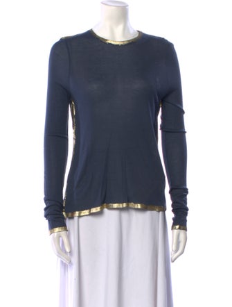 Zadig & Voltaire Crew Neck Long Sleeve Top