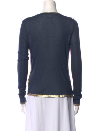 Zadig & Voltaire Crew Neck Long Sleeve Top
