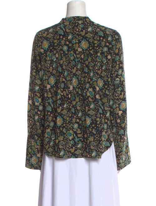 Zadig & Voltaire Silk Floral Print Blouse