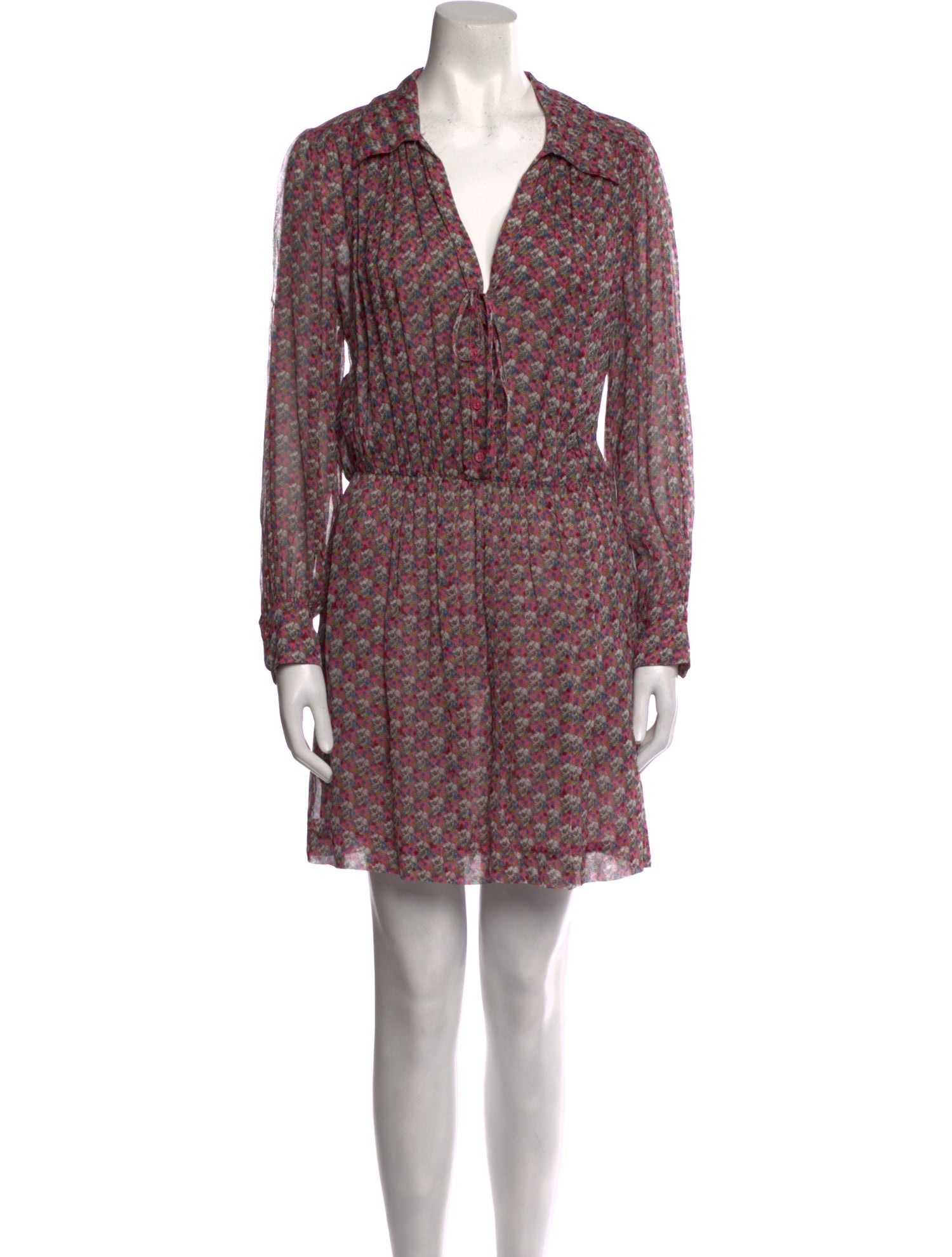 Zadig & Voltaire Floral Print Mini Dress