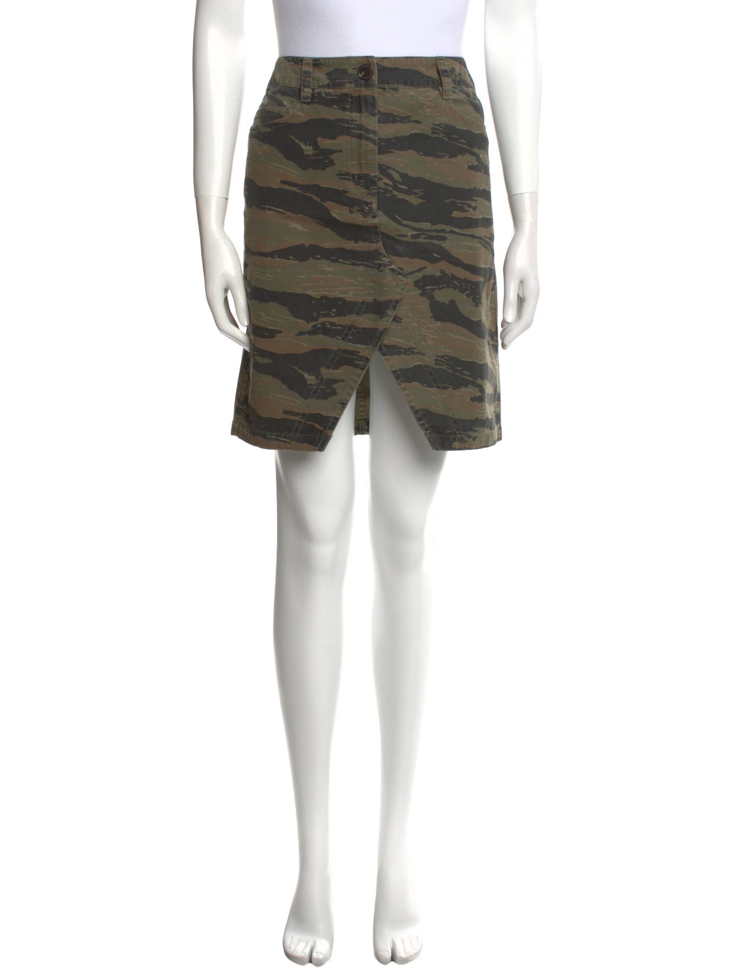 Zadig & Voltaire Camouflage Print Mini Skirt
