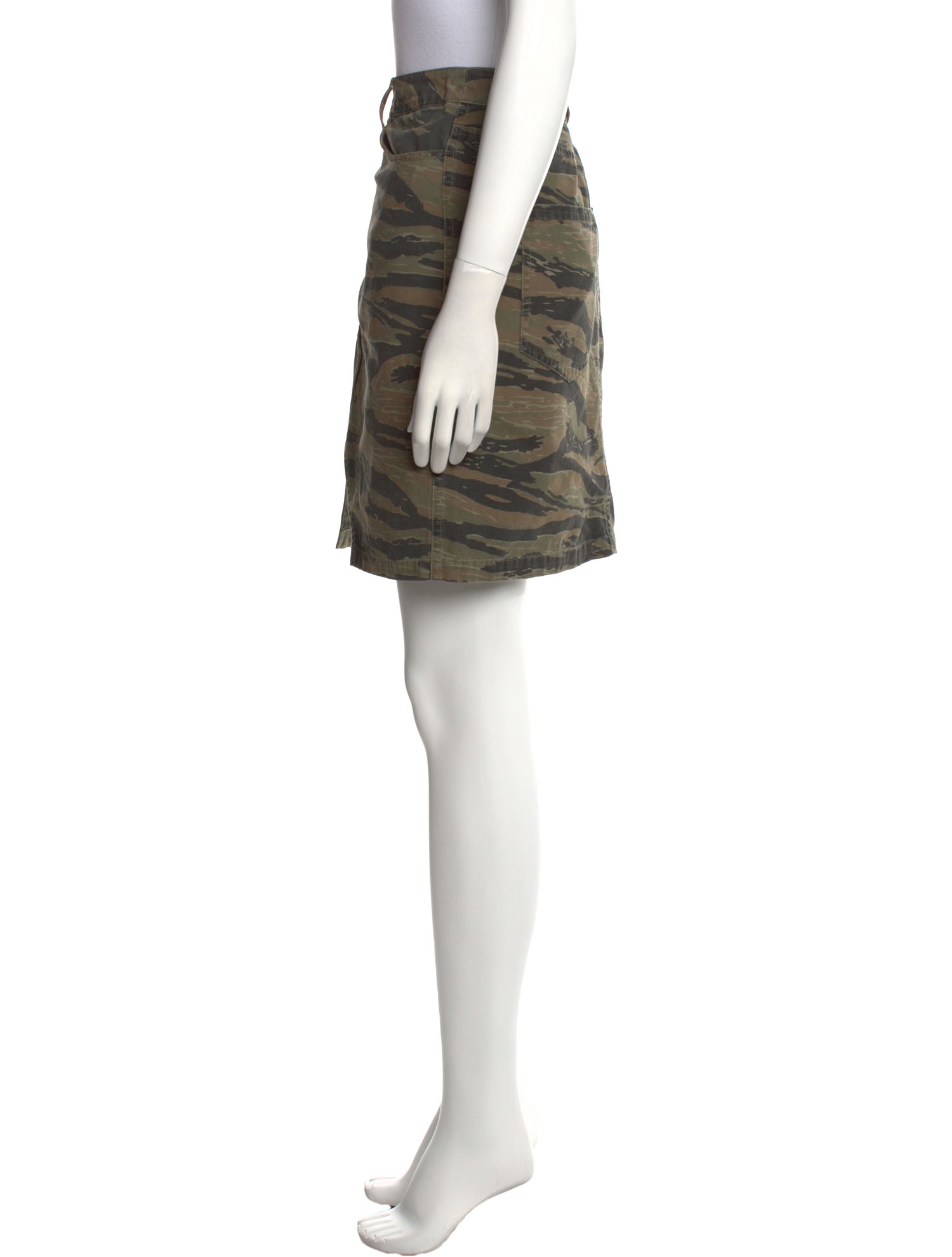 Zadig & Voltaire Camouflage Print Mini Skirt
