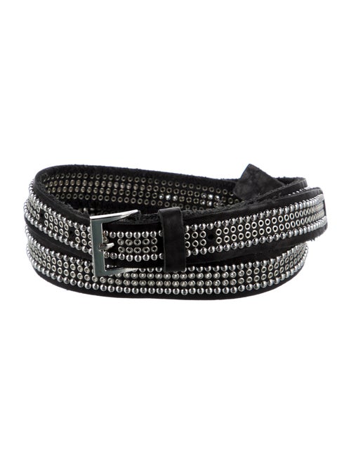 Zadig & Voltaire Skinny Leather Waist Belt