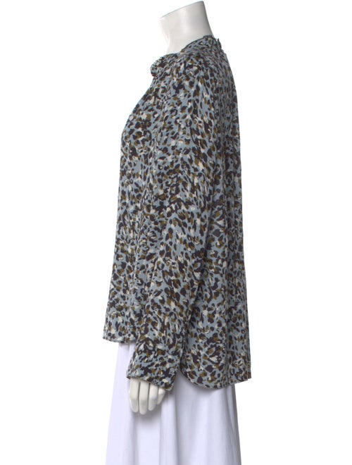 Zadig & Voltaire Printed V-Neck Blouse