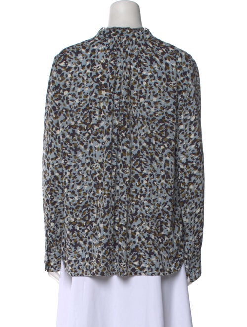 Zadig & Voltaire Printed V-Neck Blouse