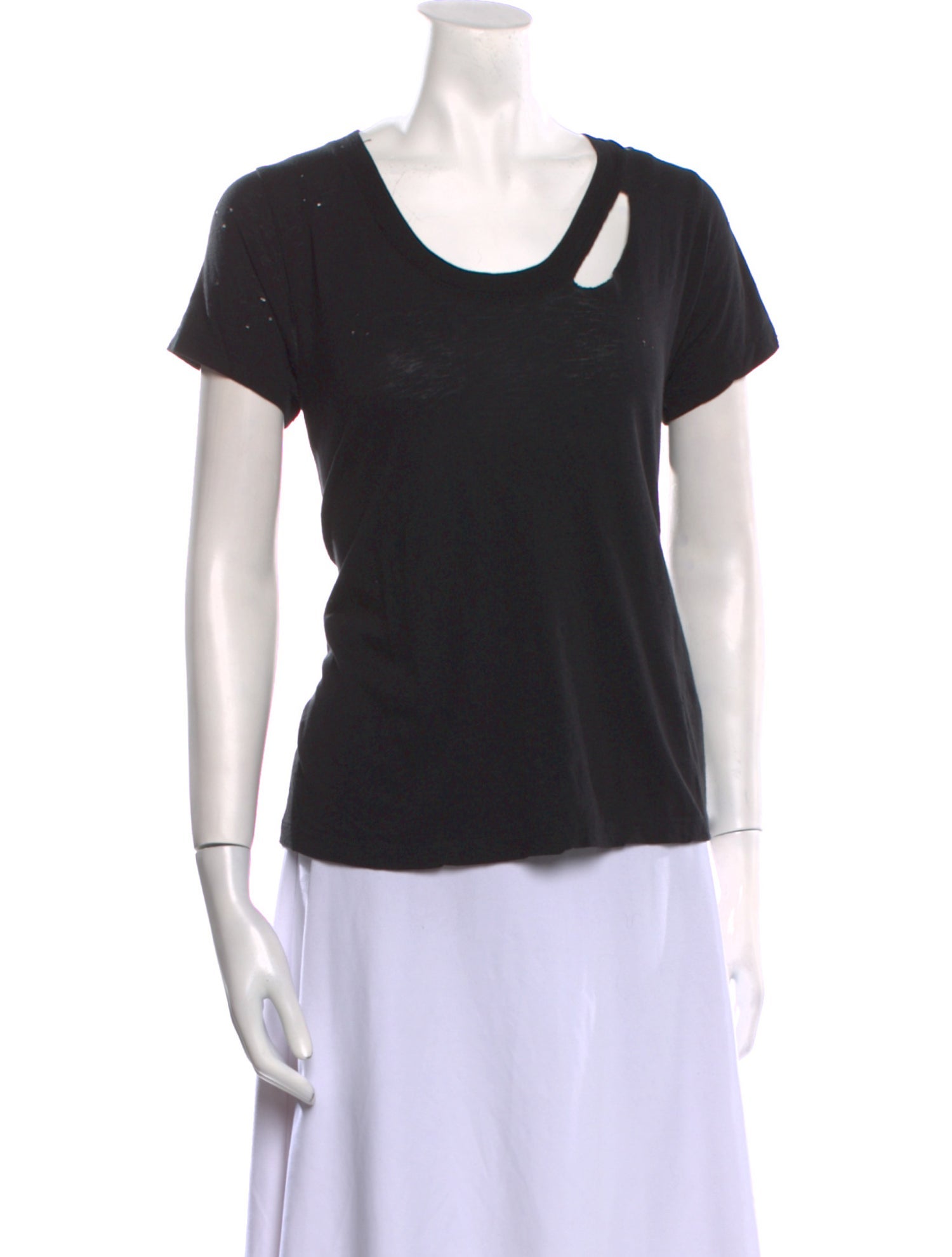 Zadig & Voltaire Scoop Neck Short Sleeve T-Shirt