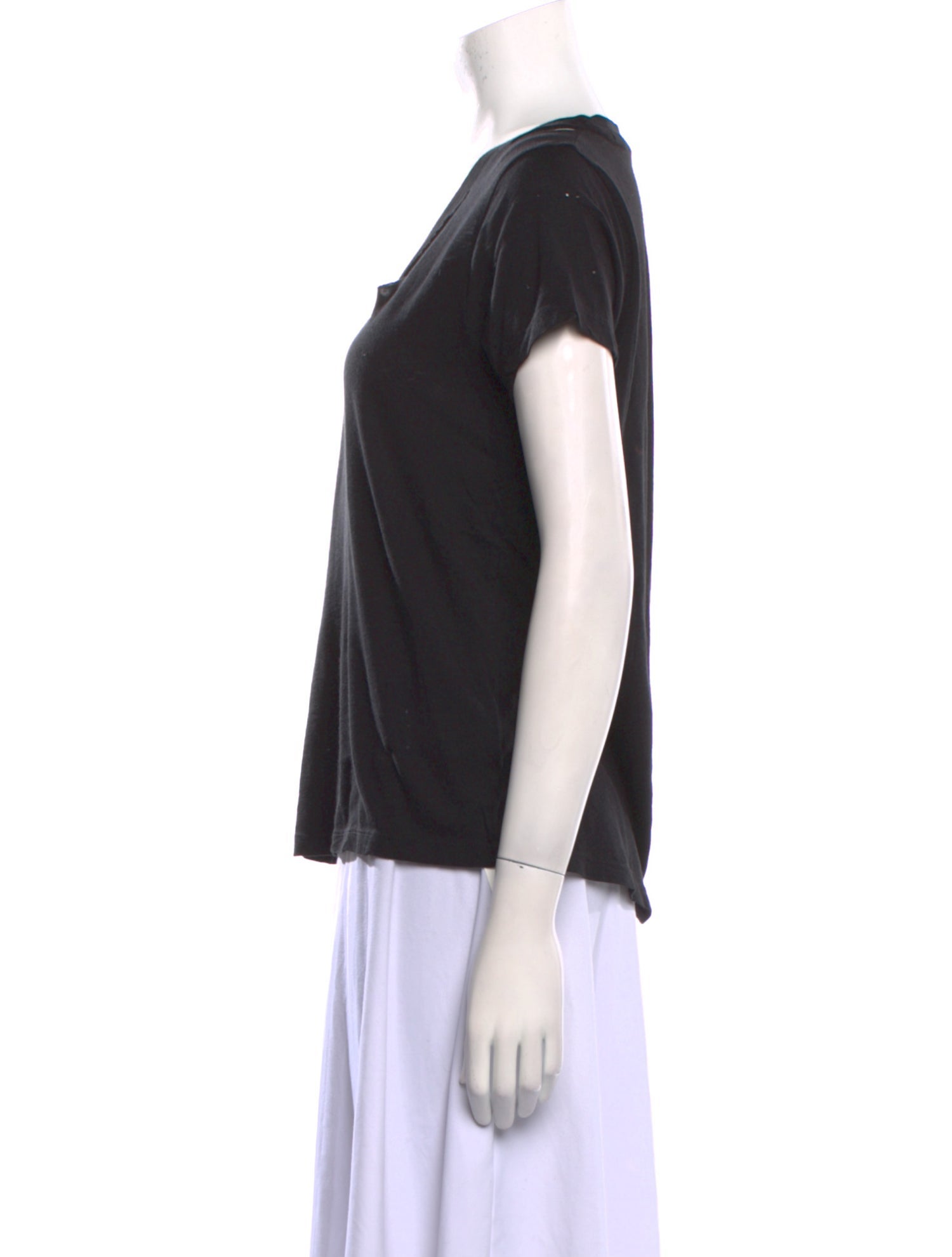 Zadig & Voltaire Scoop Neck Short Sleeve T-Shirt