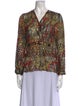 Zadig & Voltaire Silk Printed Blouse
