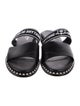 Zadig & Voltaire Leather Printed Slides