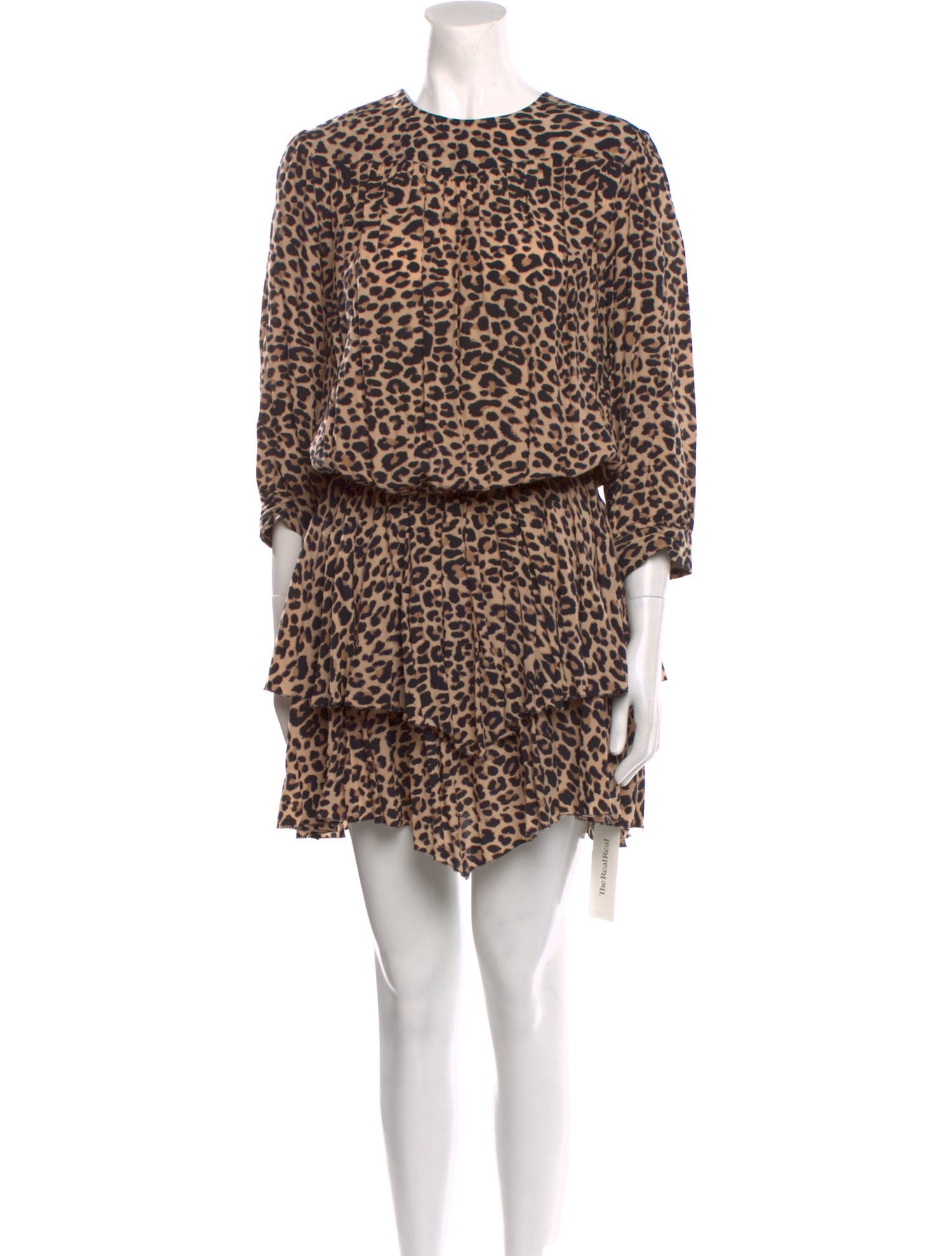 Zadig & Voltaire Animal Print Mini Dress