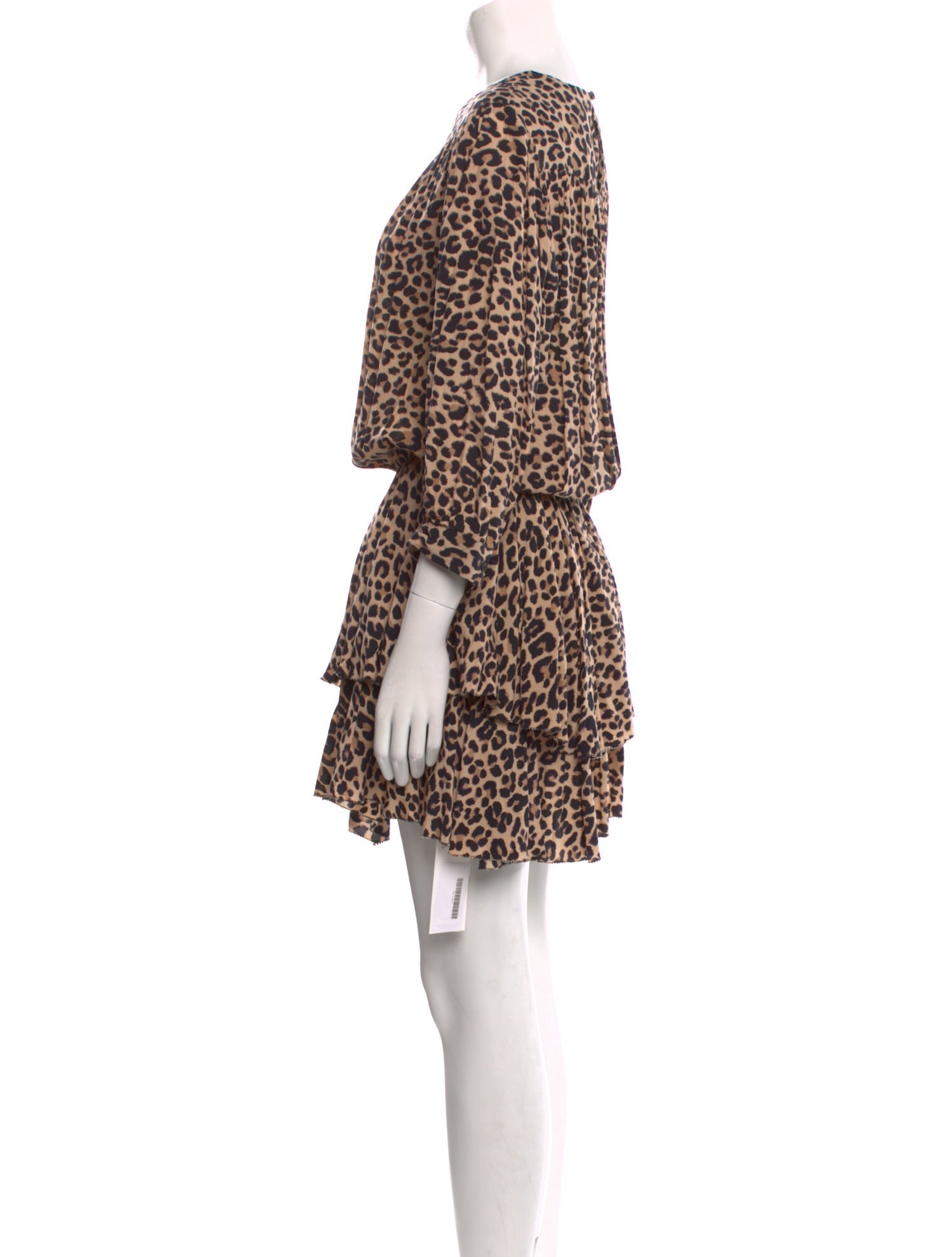 Zadig & Voltaire Animal Print Mini Dress
