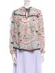 Zadig & Voltaire Printed Long Sleeve Blouse
