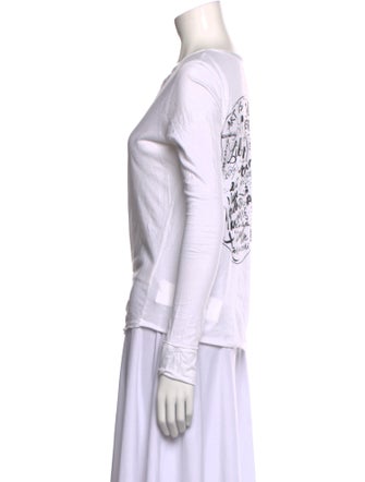 Zadig & Voltaire V-Neck Long Sleeve T-Shirt