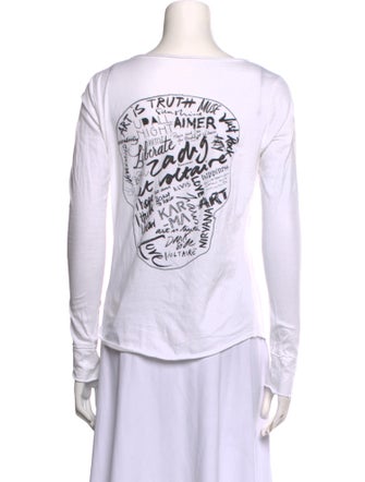 Zadig & Voltaire V-Neck Long Sleeve T-Shirt