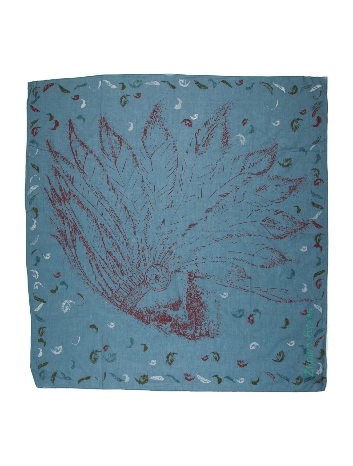 Zadig & Voltaire Silk Printed Scarf